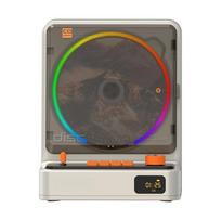 Nešiojamas CD grotuvas, HiFi stereo nešiojamas CD grotuvas su Bluetooth, stalinis grotuvas Bluetooth namams su nuotolinio valdymo pultu, RGB apšvietimas