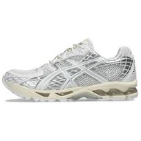 ASICS GEL Nimbus 10.1 Abrasion Resistant Low top Casual Running Shoes Unisex White Silver 1203A761-100 36