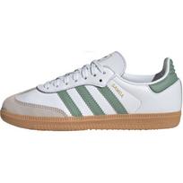 Adidas Originals SAMBA OG Neslystantys Atsparūs dilimui Žemi Paaugliams Skateboard'o Batai Balti/Žali JP5479 39