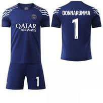 2024-25 Naujas safyro mėlynas PSG 3-iasis išvykos marškinėlis #7Mbappé #10 Dembélé #30 Messi Futbolo marškinėliai XXL