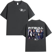 Raperis Pitbull Grįžau Tour 2026 Albumo Prekės T-shirt Unisex Moteriški Drabužiai Mada Hip Hop Trumpomis Rankovėmis T-shirts Gatvės Apranga S