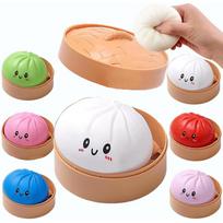4  milžiniškas koldūnas squishy, nerimo malšinimo Fidget streso kamuoliukas, vaivorykštės paslapties bandelė, minkštas minkymo tešlos atsipalaidavimui suaugusiems