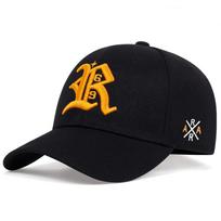 R raidės Hip Hop kepurė Vyriška beisbolo kepurė Moterims Atsitiktinė Snapback kepurė Siuvinėta Tendencinė Kepurė nuo saulės Lauko sporto kepurės