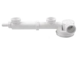 Žemas dvigubas kriauklės sifonas pabėgimas 6/4   X 40 mm indaplovės įvadas
