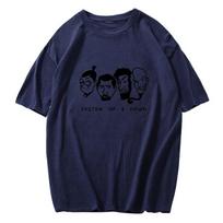 System Of A Down metalinės juostos grafiniai marškinėliai Unisex hipster laisvi gatvės drabužiai estetiški marškinėliai senoviniai vasariniai marškinėliai Unisex drabužiai 2XL