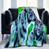 Tigro gyvūno rašto flanelinis pledas lovos užtiesalas sofai minkštas suaugusiems šiltas užmetamas pledas kelioninis užmetamas pledas vėsinantis pledas 75x100cm (30x40inch)