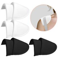 Shoulder pad velcro type 2 white +2 pairs of black