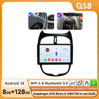 Hizpo Snapdragon Carplay Android Car Radio for Peugeot 206 206CC 206SW 2000 - 2008 Navigation GPS Multimedia Player Stereo Audio Intelligent Screen QS8 8Core 8G 128G  B