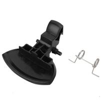Pirštinių dėžutės dangtelio rankenėlė su spyruokle, juoda, skirta Citroen C4 2004–2010 black