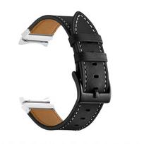 Leather Watch Band For Samsung Galaxy Watch 6 5 4 44mm 40mm/Galaxy Watch 6 Classic 43mm 47mm Gapless Bracelet Curved End Adapter Galaxy Watch 5 44mm