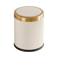 Stilinga šiukšliadėžė su judesio jutikliu, smėlio spalvos, švari ir tvarkinga, jutiklinis dangtis, be rankinio valdymo, lengva beige