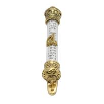 Mezuzah Door Žydų Metalo Mezuza Dovanų Religinis Scroll Home Mezuzah Judaica Israel Jeruzalės vestuvių lauko dėklas
