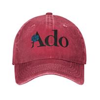 Ado Tekstas Mėlyna Rožė Logotipas Vyrai Moterys Beisbolo Kepuraitė Susidėvėjusi Medvilninė Kepurė Skrybėlė Madinga Lauko Struktūros Neturinti Minkšta Snapback Kepuraitė One Size