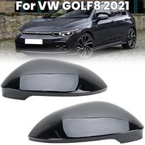 1 pora galinio vaizdo veidrodėlio dangtelis VW GOLF 8 MK8 be juostų keitimo pagalbos angos Šoninio veidrodėlio dangtelis Automobilio aksesuarai 1 Pair No Assist