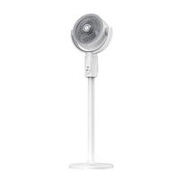Stovimas ventiliatorius Galingas oro cirkuliatorius Tylus USB stovintis ventiliatorius 38-82 cm Reguliuojamas grindų ventiliatorius su nuotolinio valdymo pultu Vertikalus horizontalus svyravimas balta