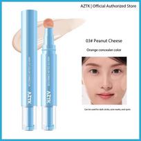 AZTK High Fit Color Corrector Liquid Concealer Pen Highlighter Stick Brightener Contouring Moisturizing Lightweight Powder Cream 03