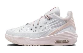 Jordan Max Aura 5 Anti kick Low top Children's Basketball Shoes Pink White FD8789-100 38.5