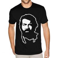 Individualaus marškinėlio spausdinimas Bud Spencer portretas Marškinėliai vyrams 6XL Trumpomis rankovėmis Sunkaus medvilnės apvalios apykaklės marškinėlis - Vyriški vasaros... S įvairiaspalvis