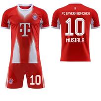 2025-26 Bayern namų marškinėliai #9 Kane #10 Musiala Futbolo marškinėliai M