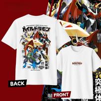 2026 Digimon Adventure 02 Agumon Evolution Pure Cotton T-shirt for Summer Men and Women's  Parent-child Short Sleeved T-shirt... S įvairiaspalvis