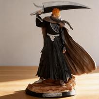 Bleach Ichigo Kurosaki su Tensa Zangetsu GK Statulėlė 35cm Anime Figūrėlė Kolekcijos Modelis Dekoracija Dovana