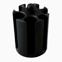 1pc Car Cup Holder Coin Organizer, Cylindrical Storage for Standard Cup Holders with 7 Dedicated Slots for US Dollar Coins juoda
