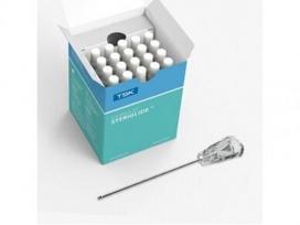 TSK kaniulė STERIGLIDE 22G x 70 mm dermatologijai 1 vnt + TSK adata 21G x 25 mm pradūrimui 1 vnt.