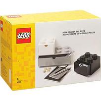 Room Copenhagen LEGO desk drawers set of 3, storage box (white) 43250801