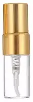 „By Perfume“ daugkartinio pildymo stiklinis kvepalų buteliukas, 5 ml auksinis