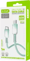 D-Fruit USB-C - USB-C DF161 žalias 50529 kabelis ()