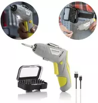 Daugialypis belaidis elektrinis atsuktuvas su priedais Drivelite InnovaGoods 33 Dalys