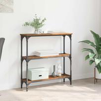 Konsolinis stalas su lentyna Senas medis 75 x 22,5 x 75 cm