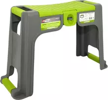 AW-Tools AWTOOLS SODO TABURETĖ IR KELIO PAGALVĖLĖ SU DĖŽUTE 2in1 100kg