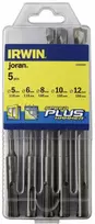 Grąžtas IRWIN RINKINYS 5vnt. SPDH PLUS 5, 6, 8, 10, 12