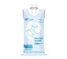 Baltyminis kokteilis QNT Life vanilinis, 25 g baltymų + BCAA, mažai cukraus, 330 ml