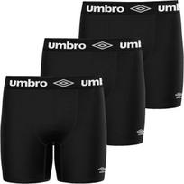 Vyriški apatiniai Umbro, 3 dalių, juodi