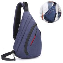 Krepšiai, kuprinės, dėklai, Outdoor Crossbody Sling Bag – lengva kelioninė kuprinė vyrams ir moterims, mėlyna
