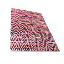 Stačiakampis Natūralaus Džiuto Kilimas Gifiie 60X90 Cm Baltai Raudonas, 60x90 cm