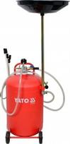 Pneumatinė alyvos išleidimo / ištraukimo sistema Yato YT-07191, 65 l talpa, 6 siurbimo zondai, 8 barų darbinis slėgis