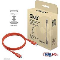 Club3D USB-C USB-IF Certified Cable, PD 240W, 4m CAC-1515