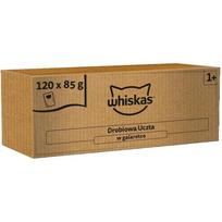 WHISKAS Feast in Jelly Poultry wet cat food 120x85g