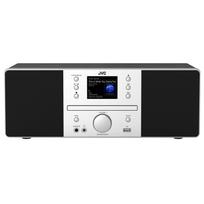 JVC RD-E874B Tower Bluetooth 20 W Black, Silver