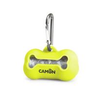 Camon silikoninis dėklas išmatų maišeliams šunims, Geltona + 20 maišelių