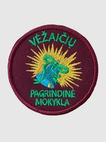 Vėžaičių pagrindinės mokyklos emblema, EMBLEMA: Emblema su prisiuvimu