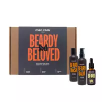 Men Rock Beardy Beloved Soothing Oak Moss Beard Kit Barzdos Priežiūros Rinkinys, 1vnt