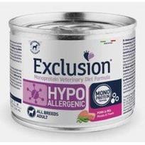 Exclusion Hypoallergenic konservai šunims su kiauliena ir žirniais 200 g