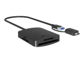 Raidsonic 4-in-1 Card Reader with USB 3.2 Gen 1 Type-A + Type-C | IB-CR302-CU3
