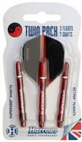 Darts koteliai ir sparneliai SUPERGRIP+RETINA red or aqua