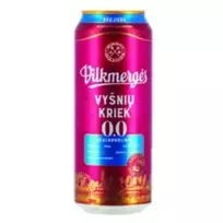 Nealkoholinis alaus kokteilis VILKMERGĖS Vyšnių Kriek 0,0% 0,5L