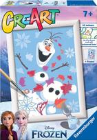 Tapymas pagal skaičius Ravensburger CreArt Frozen Cute Olaf, įvairių spalvų